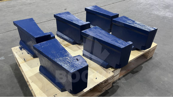 Peças de desgaste VSI para trituradores Canica na tecnologia cerâmica