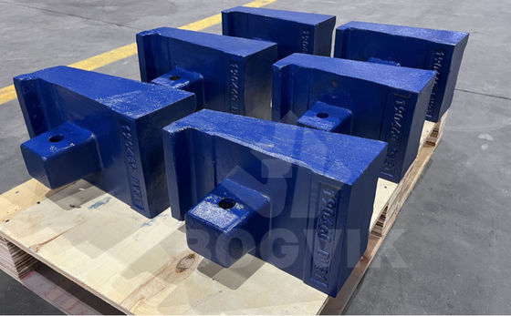 Peças de desgaste VSI para trituradores Canica na tecnologia cerâmica