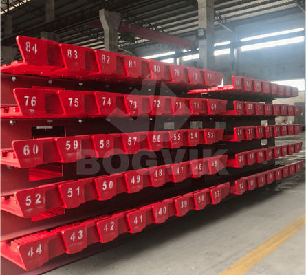 Aço manganês de carga pesada de abóbora de alimentação de cadeia de placas de alimentação de aço de panela de pedra de alimentação de transporte