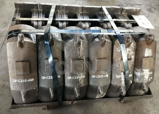 Peças de triturador de metais Maçãs Grande quebra-cabeças e cortadores Barras Anvils Lados de revestimento Caps e martelos Pins Pin Protectores
