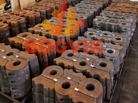 Peças de triturador de metais Maçãs Grande quebra-cabeças e cortadores Barras Anvils Lados de revestimento Caps e martelos Pins Pin Protectores