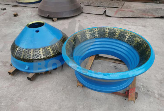 Tecnologia do núcleo Manganês com inserção de carburo de titânio e Manganês com inserção de cromo de partes de desgaste de mandíbula e cone