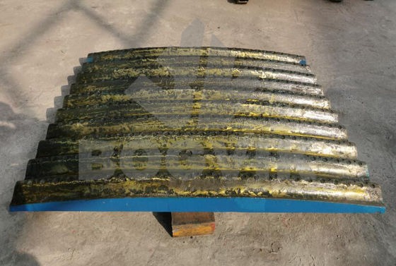 Tecnologia do núcleo Manganês com inserção de carburo de titânio e Manganês com inserção de cromo de partes de desgaste de mandíbula e cone