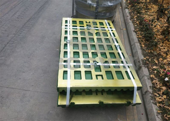 Triturador de mandíbulas peças de desgaste placa de mandíbula fixa placa de mandíbula balançante fundição por areia