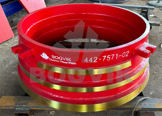 Peças de trituração Fabricante profissional H36 Concave Bowl Liner 442.7571-02 para triturador de cone