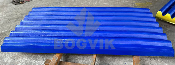 Máquina de extracção de minério de ferro Placa de mandíbula de manganês elevado C-10048 C-10049 Para instalações de mineração e pedreira