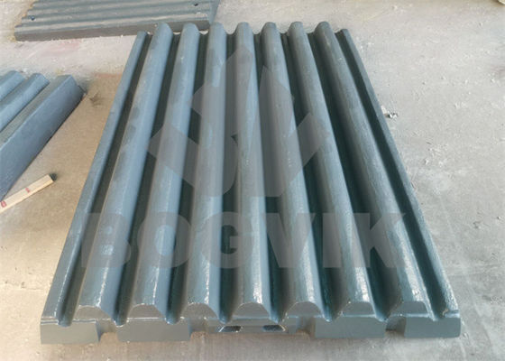 Mn18Cr2 JM1208 triturador de mandíbulas placa de mandíbula fixa 400.0425.001 e placa de mandíbula balançante 400.0420.001