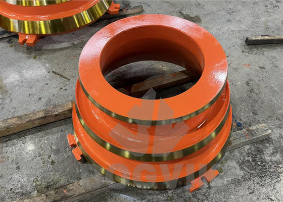 Peças de desgaste do triturador de cone de aço de alto manganês HP200 HP300 GP200 GP300 Manto e côncavo