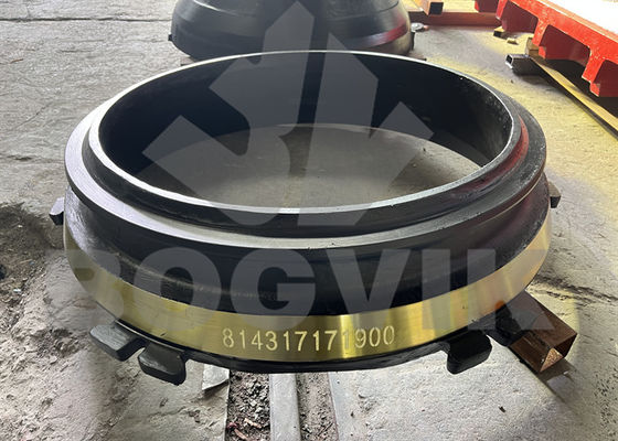 Peças sobressalentes para triturador de cones GP11F Manteiga de revestimento de taça 814317171900 814317169500