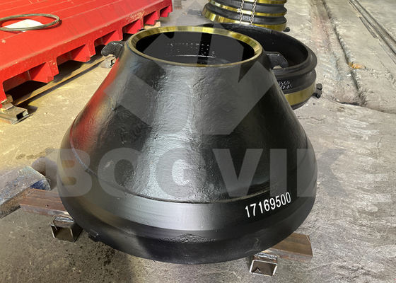Peças sobressalentes para triturador de cones GP11F Manteiga de revestimento de taça 814317171900 814317169500