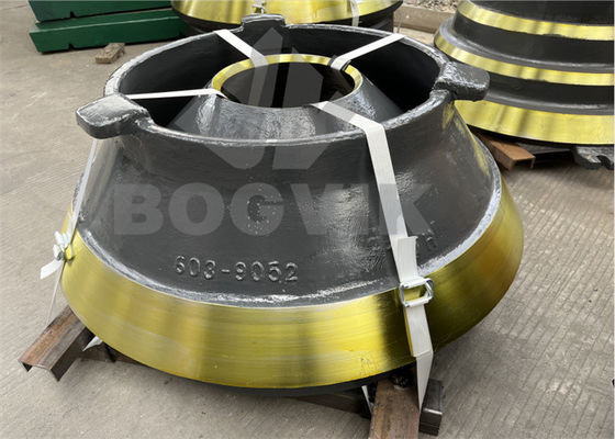 TC1000 TC1300 Peças sobressalentes para triturador de cones Forro e manto da tigela com número de peça 603/1508E 603/1416E 603/9052E