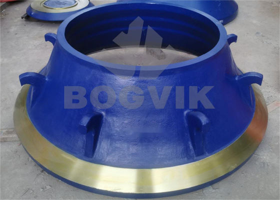 Peças resistentes ao desgaste do triturador de cones, revestimento de taça côncavo e manto para 3 FT 4FT 7FT