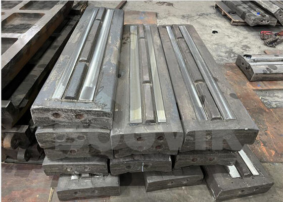 Aço martensítico com barra de sopro de inserção cerâmica para reciclagem de escombros de construção com teor de ferro