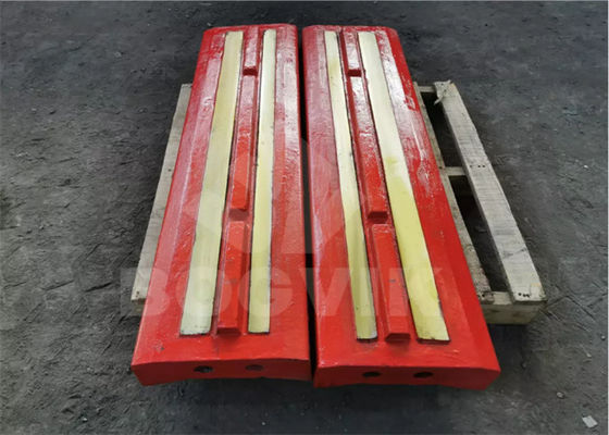 Barras de sopro de aço martensico de alto manganês de inserção cerâmica de alto cromo MR110 MR130EVO MR120Z