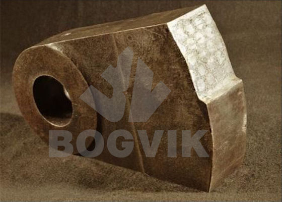 Cromo com inserção cerâmica Aço martensítico com martelo de inserção cerâmica de excelente durabilidade