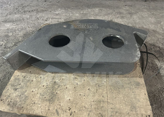 Materiais virgens com atenção exigente para partes de triturador de metal Spider Cap