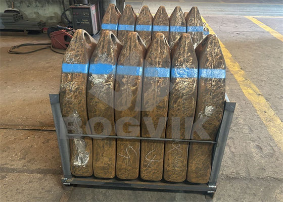 Excelente resistência à abrasão de Metal Shredder Parts Hammer para reciclagem