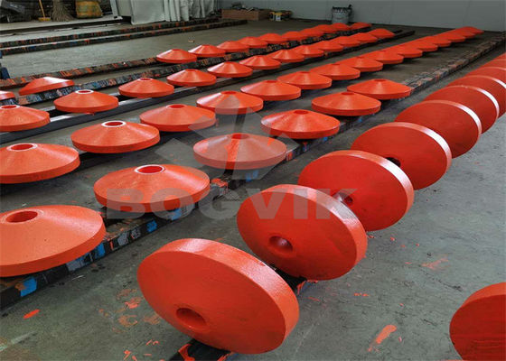 Equipamento para máquinas de fabricação de areia Acessórios VSI Triturador Peças sobressalentes Rotor placa de desgaste Distribuidor Plate Direct Tips