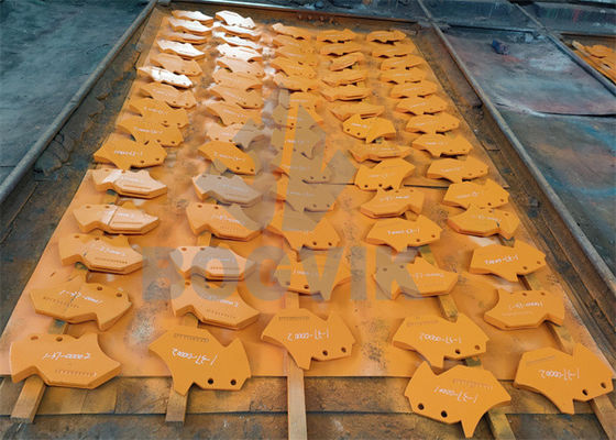 Boa resistência ao desgaste Cr27% VSI Parts Lower Wear Plate B96334141A para VSI Crusher