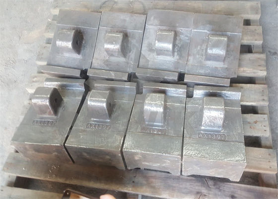 VSI peças sobressalentes de máquinas de fabricação de areia peças resistentes ao desgaste martelo de alto cromo