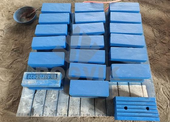 VSI peças sobressalentes de máquinas de fabricação de areia peças resistentes ao desgaste martelo de alto cromo
