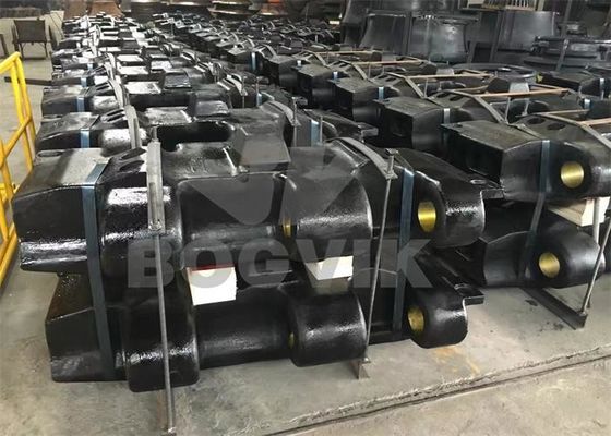 BOGVIK Fornecido OEM Padrão Peças de Máquinas Pesadas Sapatos de pista