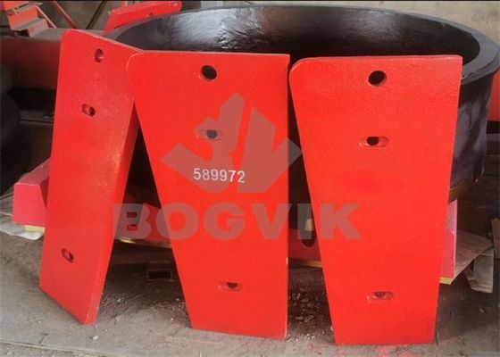 Mn14Cr2 C116 Placa de bochecha superior 589972 para triturador de mandíbulas em mineração