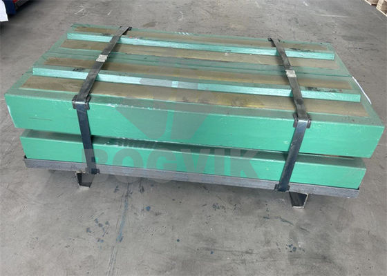 Barra de sopro de aço martensítico de triturador de impacto para trituração de concreto
