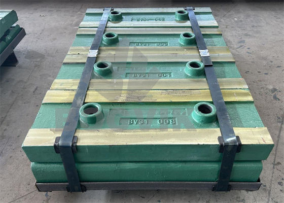Triturador de impacto Trituração de concreto para utilizar chapa de impacto de aço martensítico