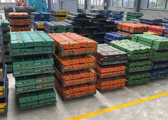 Vários materiais Aço Martensítico de Alto Manganês Inserções de Cerâmica de Alto Cromo Barra de sopro adequada para diferentes trituradores