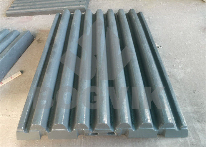 Mn18Cr2 JM1208 triturador de mandíbulas placa de mandíbula fixa 400.0425.001 e placa de mandíbula balançante 400.0420.001
