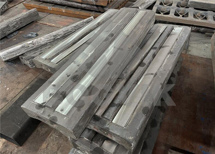 Aço martensítico com barra de sopro de inserção cerâmica para reciclagem de escombros de construção com teor de ferro