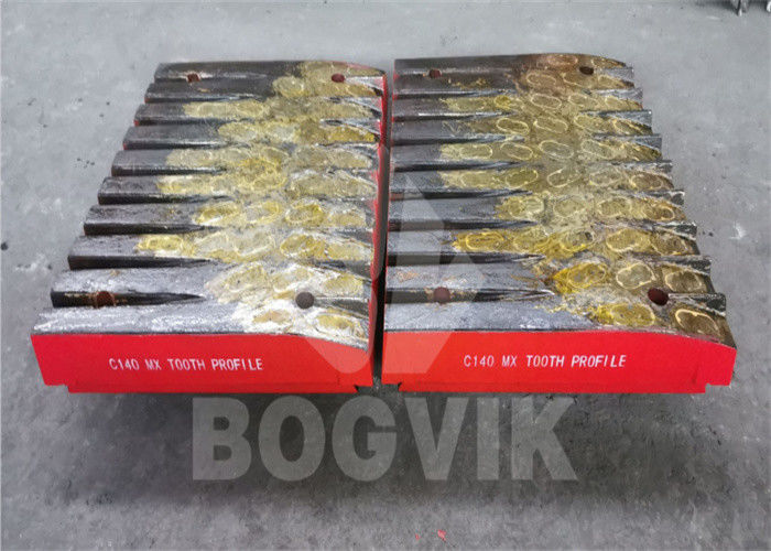 Manganês com inserção de cromo C140 Chave Plate 2-3 vezes duração do que o normal de manganês triturador revestimentos