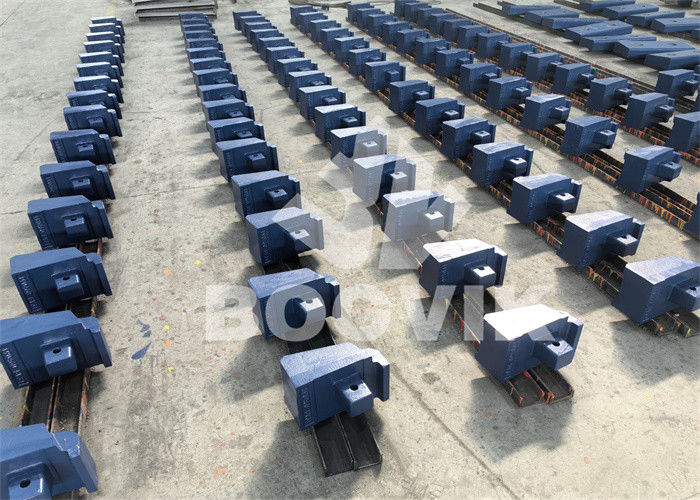 Impeller e bigorna para VSI modelo 90,95,100,105 com material cerâmico cromado